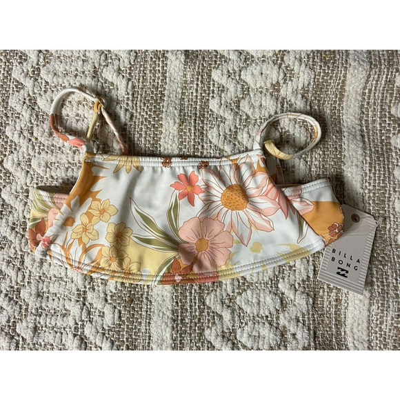 Billabong Girls Swim size 7 Little Bit of Sunshine Tank Two Piece Swim NEW - Picture 4 of 6